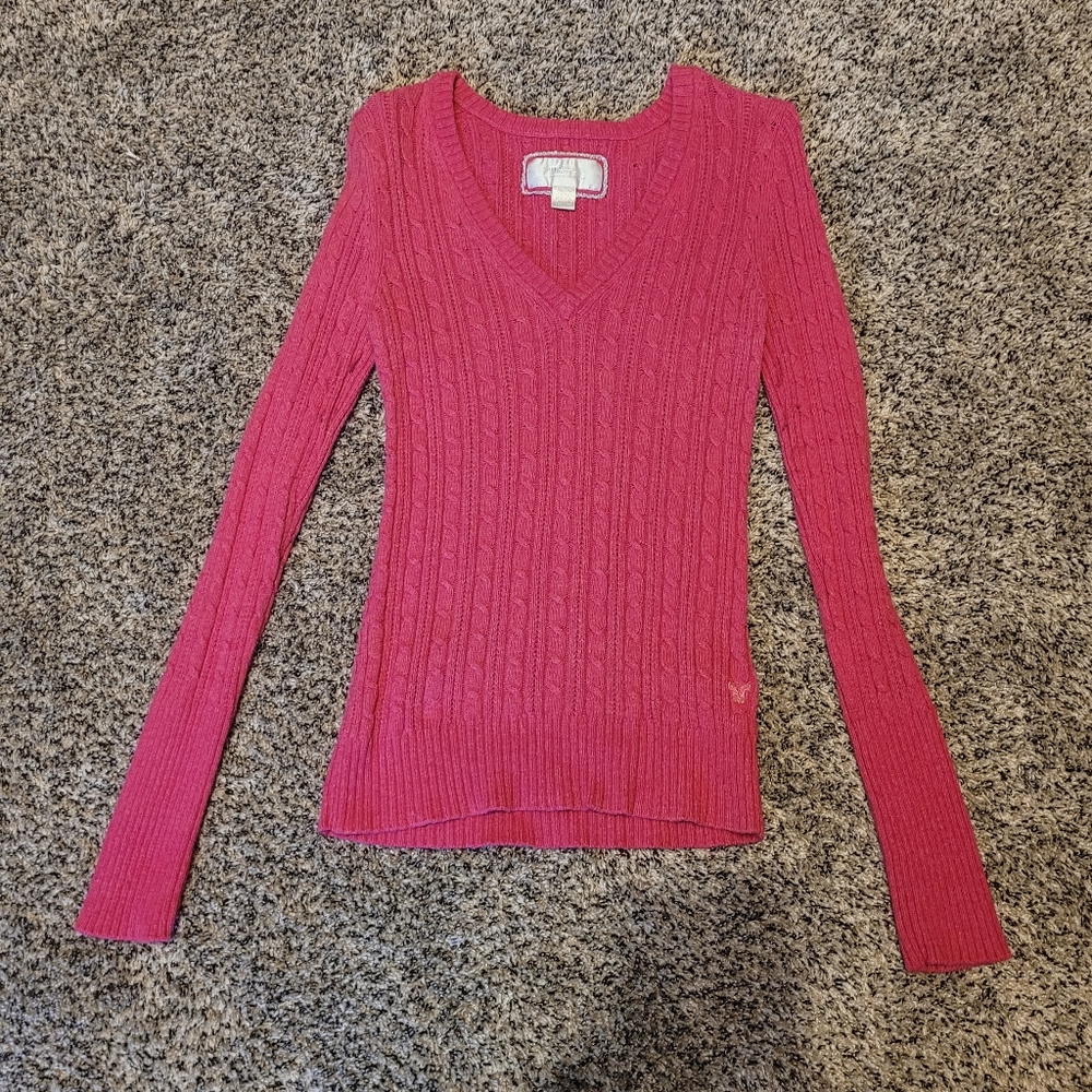 Pink American Eagle Sweater